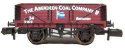 Peco NRC-004 SPECIAL HARBURN EDITION 5 Plank 'The Aberdeen Coal Company. No 34' open wagon