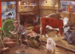 House of Puzzles 500 piece 'Winter Feeding' Contin Collection Jigsaw