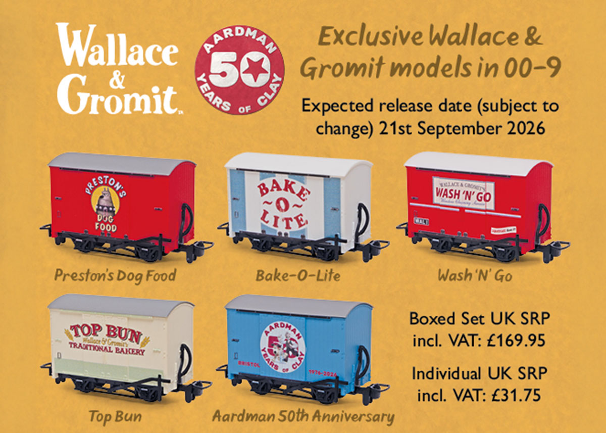 PECO x Aardman: Wallace & Gromit 00-9 Collection Coming Soon