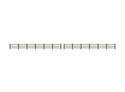 217 - Flexible Lineside Wooden Fencing, Brown