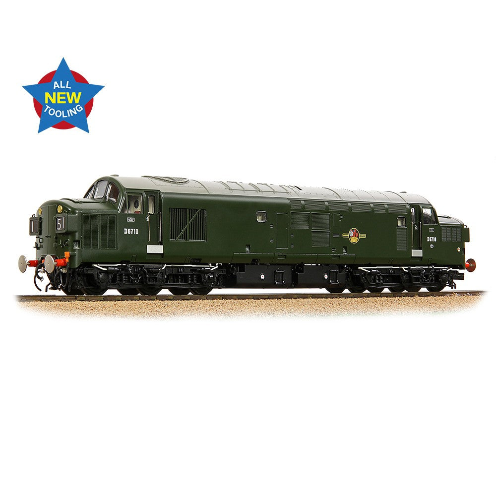 35-302 - Bachmann - OO - Class 37/0 Split Headcode D6710 BR Green (Late Crest)