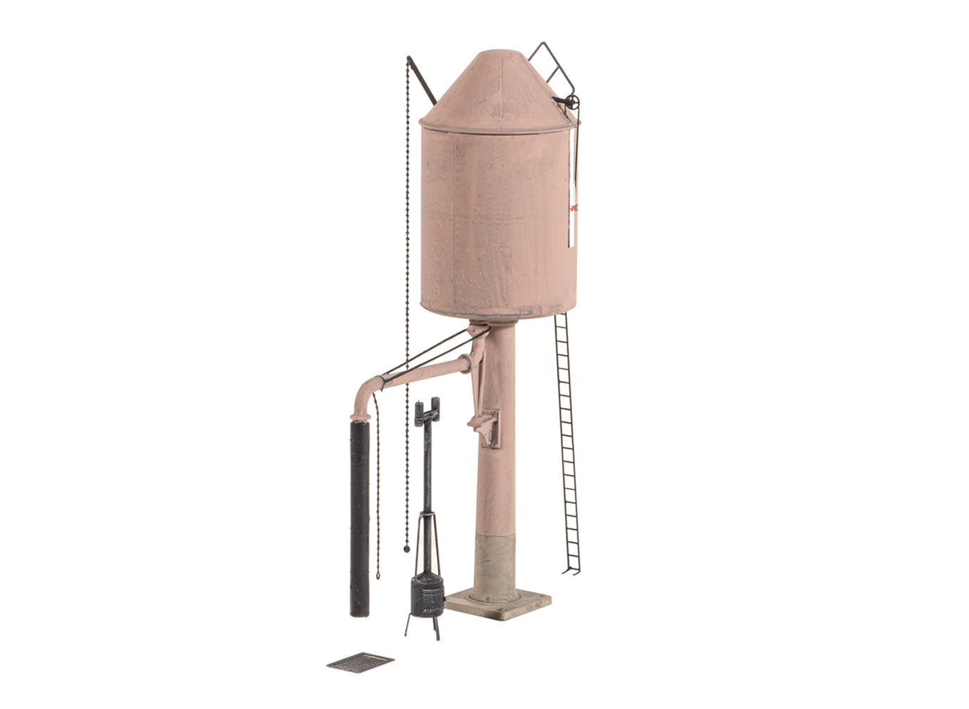 528 - Round Water Tower (conical or flat top)