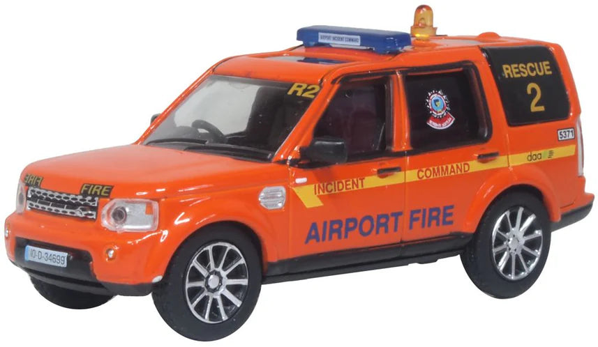 76DIS007 - Oxford Diecast - Land Rover Discovery 4 Dublin Airport Fire Service
