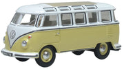 76VWS014 - Oxford Diecast - VW T1 Samba Bus Yellow/White