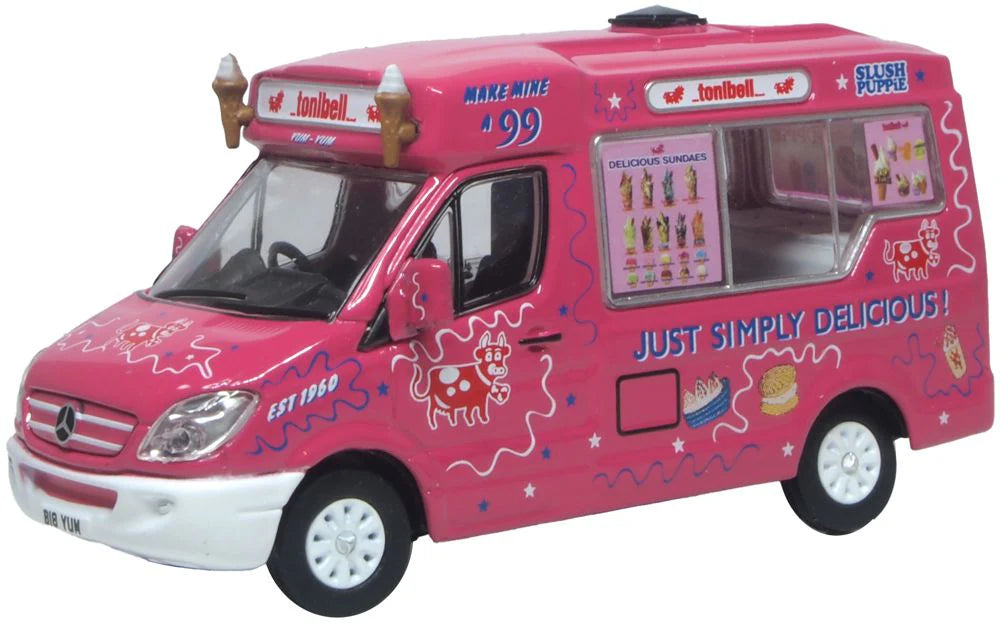 76WM009 - Oxford Diecast - Whitby Mondial Ice Cream Van Tonibel