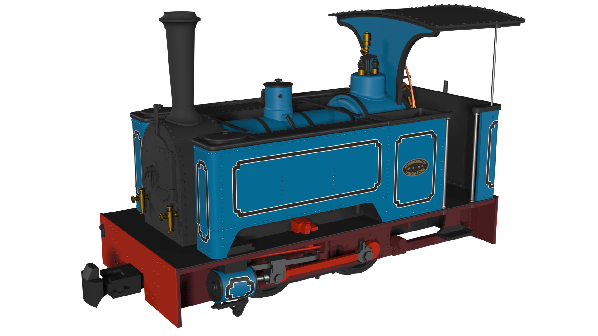 986004 - Rapido - Kerr Stuart Sirdar - Lined Blue