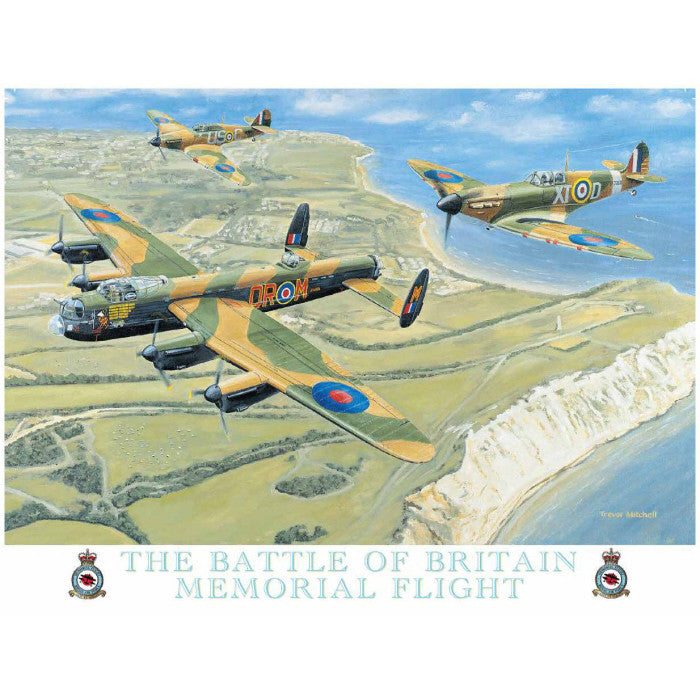 'The Battle of Britain Memorial Flight' Metal Wall Sign