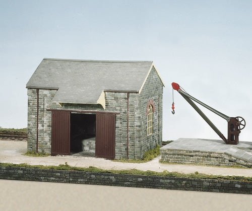 CK15 - Wills Craftsman Stone Goods Shed, Bank & Crane
