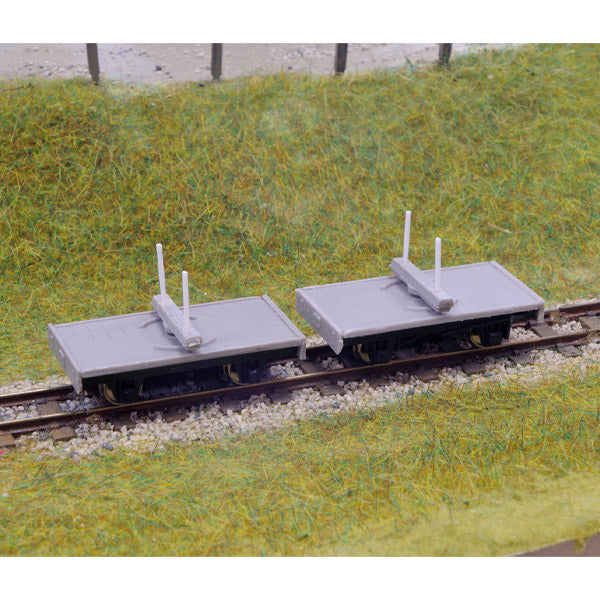 DM9 - DUNDAS - OO-9 - Freelance Single Bolster Wagons (pair)