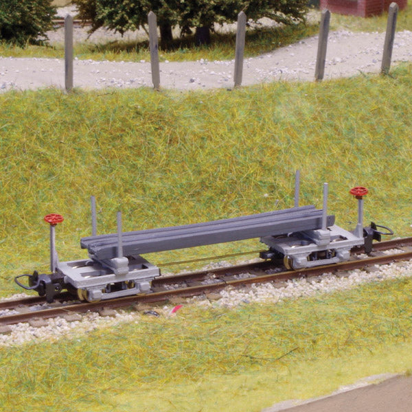 DUNDAS-R/Stock Kit-OO-9-Hudson Single Bolster Wagons with H Girders Load