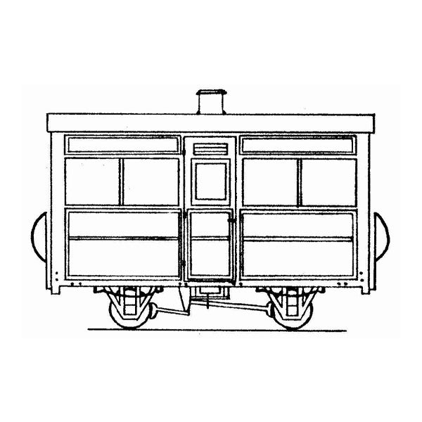 DUNDAS-R/Stock Kit-OO-9-4 Wheel Coach Single Comp