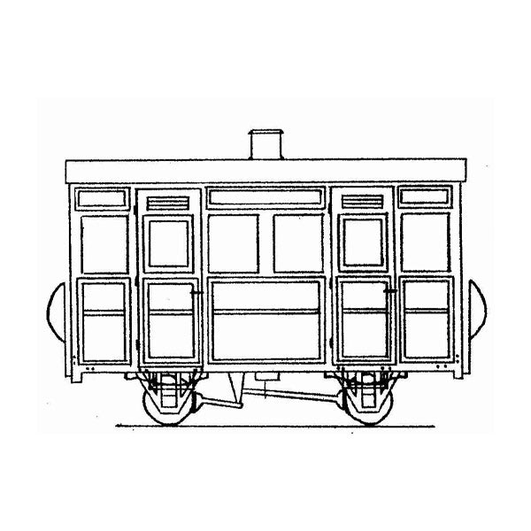 DUNDAS-R/Stock Kit-OO-9-4 Wheel Coach 2 Comp