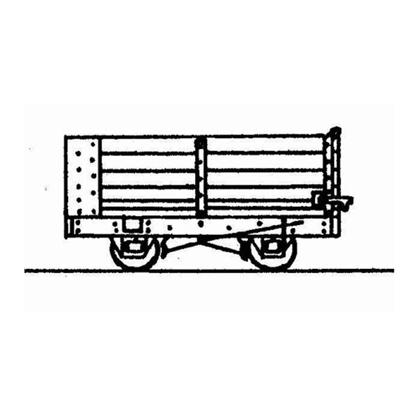 DUNDAS-R/Stock Kit-OO-9-4 Wheel End Door Open Wagon