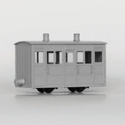 DM44 - DUNDAS - OO-9 - Ffestiniog & Blaenau Railway 4 Wheel 1st/2nd Class Coach Kit