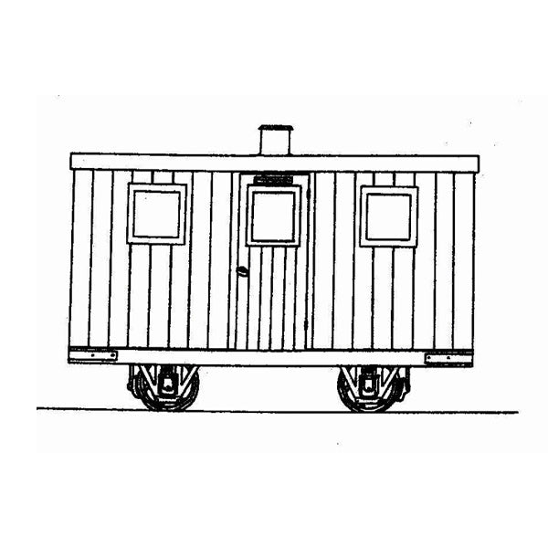 DM46 - DUNDAS - OO-9 - Ffestiniog Railway Quarrymans Coaches Kit (3)
