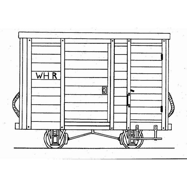 DM50 - DUNDAS - OO-9 - Welsh Highland Rly Goods Brake Van Kit