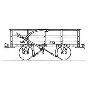 DM54 - DUNDAS - OO-9 - Festiniog Railway 3 Ton Slate Wagon (Pack of 5)