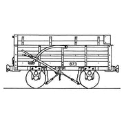 DM56 - DUNDAS - OO-9 - Ffestiniog Railway Granite Wagons Kit (5)