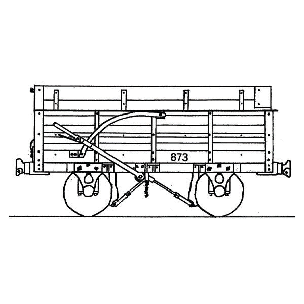 DUNDAS-R/Stock Kit-OO-9-Ffestiniog Rly Granite Wagons