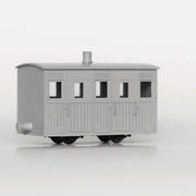 DM63 - DUNDAS - OO-9 - Ffestiniog & Blaneau (style) Railway Planked 4 Wheel 1st/2nd Class Kit