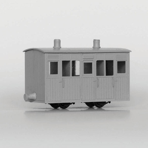 DUNDAS-R/Stock Kit-OO-9-Ffestiniog & Blaneau Rly Planked 4 Wheel 1st/2nd Coach