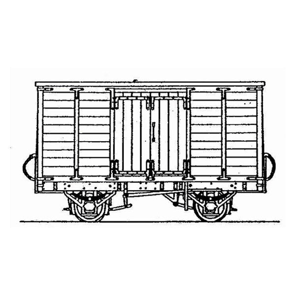 DM70 - DUNDAS - OO-9 - Tralee & Dingle Railway Covered Goods Van (9mm Gauge) Kit