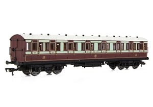 E86030 - EFE Rail - OO - 54ft non-Corridor Composite Caledonian Railway Plum & Off-White	OO