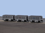 GR320 - PECO Great Little Trains - OO-9 - Ffestioniog Railway 2 Ton Slate Wagons, Grey