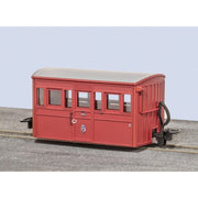 GR558A - PECO Great Little Trains - OO-9 - Ffestioniog Railway 4 Wheel Bug Box Coach, 3rd Class, 1970/80s No3