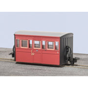 GR558C - PECO Great Litte Trains - OO-9 -  Ffestiniog Railway Wheel Bug Box Coach, 3rd Class, 1970/80s No5