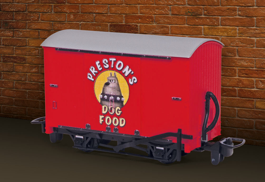 GRAA001 - PECO - OO-9 - Ready-to-run Box Van Wallace & Gromit Preston's Dogfood