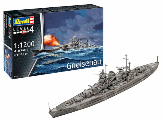 05181 - Revell - Battleship Gneisenau