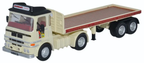 6LV005 - Oxford Diecast - ERF LV Flatbed Trailer Scottish & Newcastle
