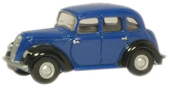 76MES001 - Oxford Diecast - Blue Morris Eight E Saloon