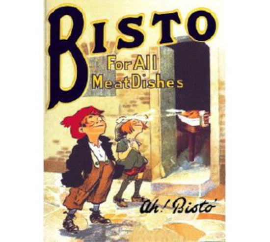 'Bisto' Metal Wall Sign