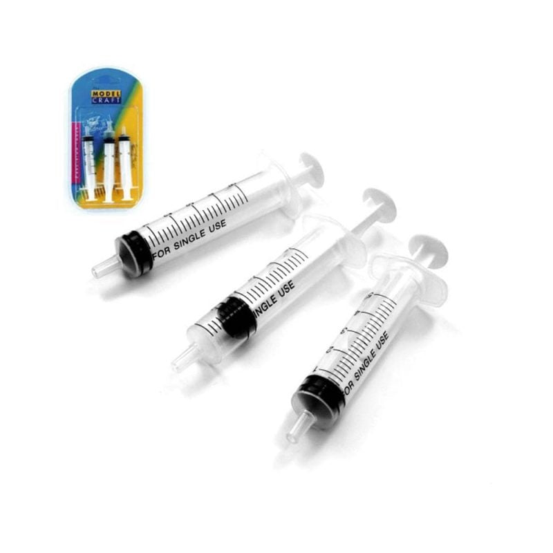 POL1005/3 - Modelcraft - 5ml Syringes (3)