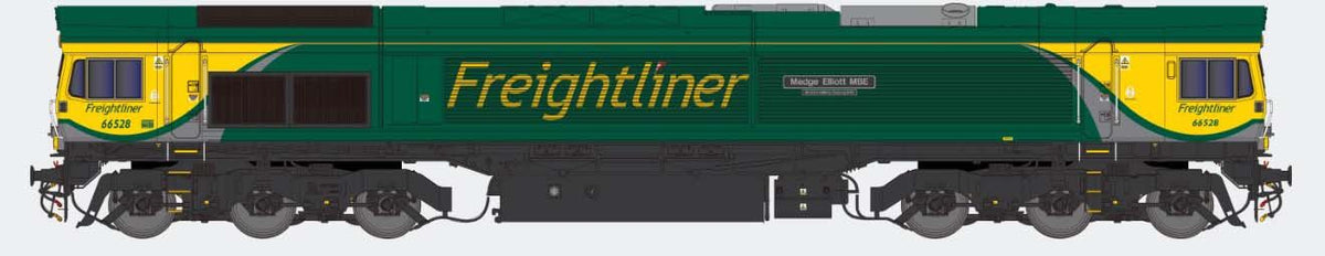 2D-066-004 - Dapol - N - Class 66 66528 Freightliner Powerhaul Madge Elliott