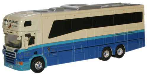 76SCA01HB - Oxford Diecast - Eric Gillie Scania Horsebox - 1:76 Scale
