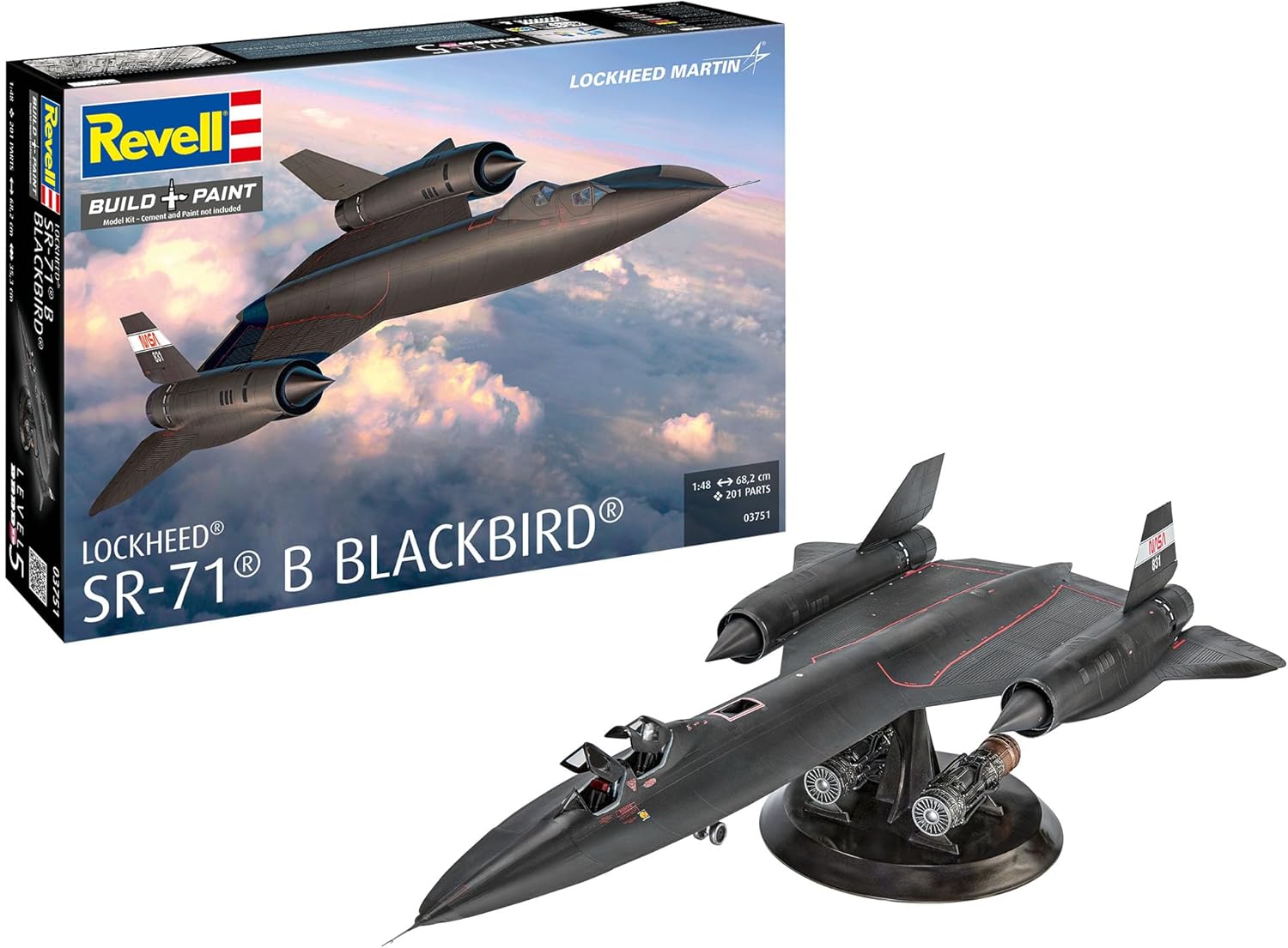 03751 - Revell - Lockhead SR-71B Blackbird