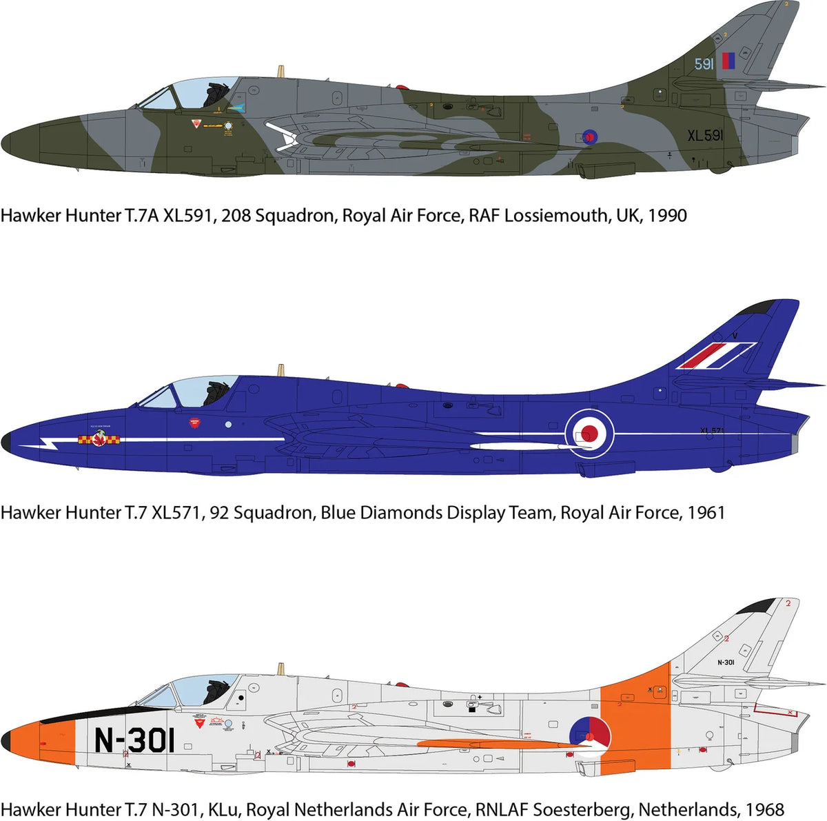 RL03786 - Revell - British Hawker Hunter T.7/T.7A (1:32 Scale)