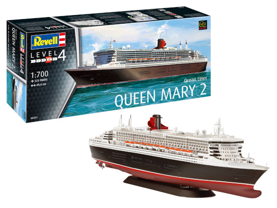 05231 Ocean Liner Queen Mary 2 1/700