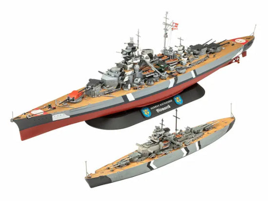 05637 The Legendary Bismarck Gift Set 1/700 and 1/1200