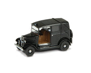 120AT001 - Oxford Diecast - Austin Low Loader Taxi Black - 1:120 Scale