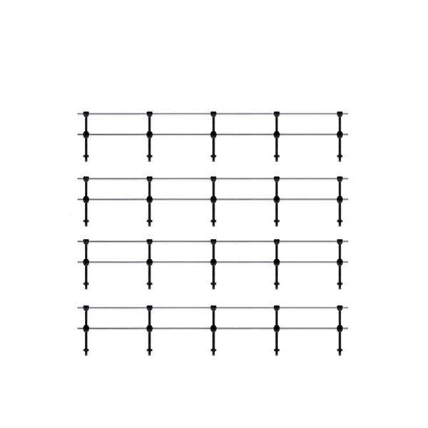 144 - Double Rail Stanchions