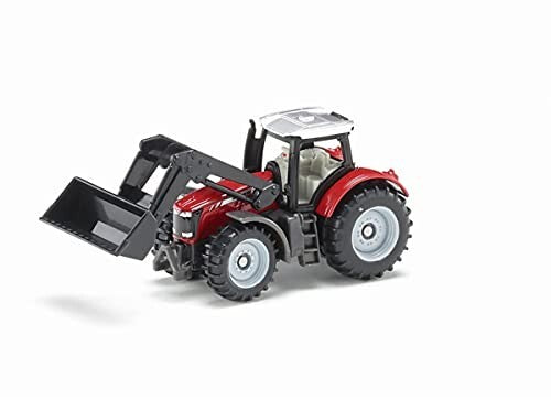 1484 - Siku - Massey Ferguson Red Tractor with Shovel