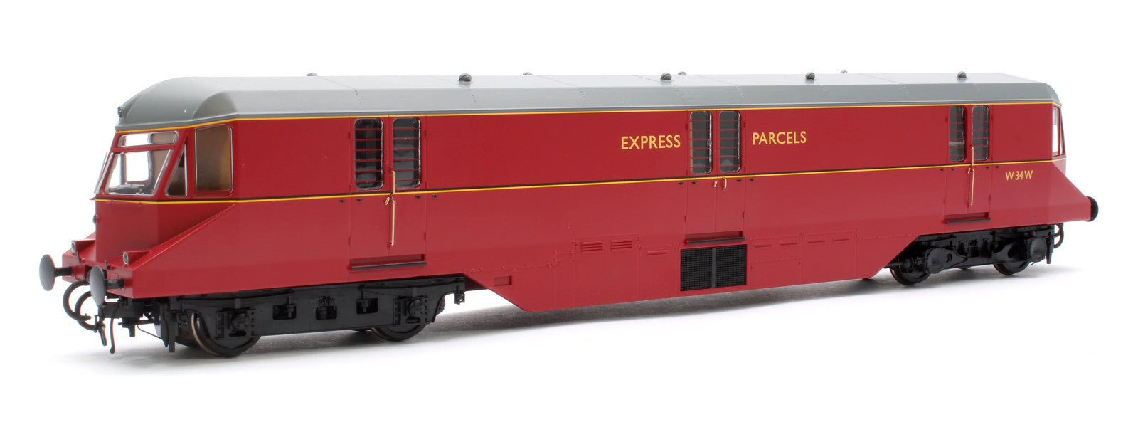 AEC Express Parcels Railcar No. W34W BR Crimson