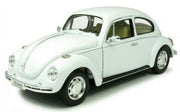 22436WWHITE - Oxford Diecast - VW Beetle Hard Top White - 1:24 Scale