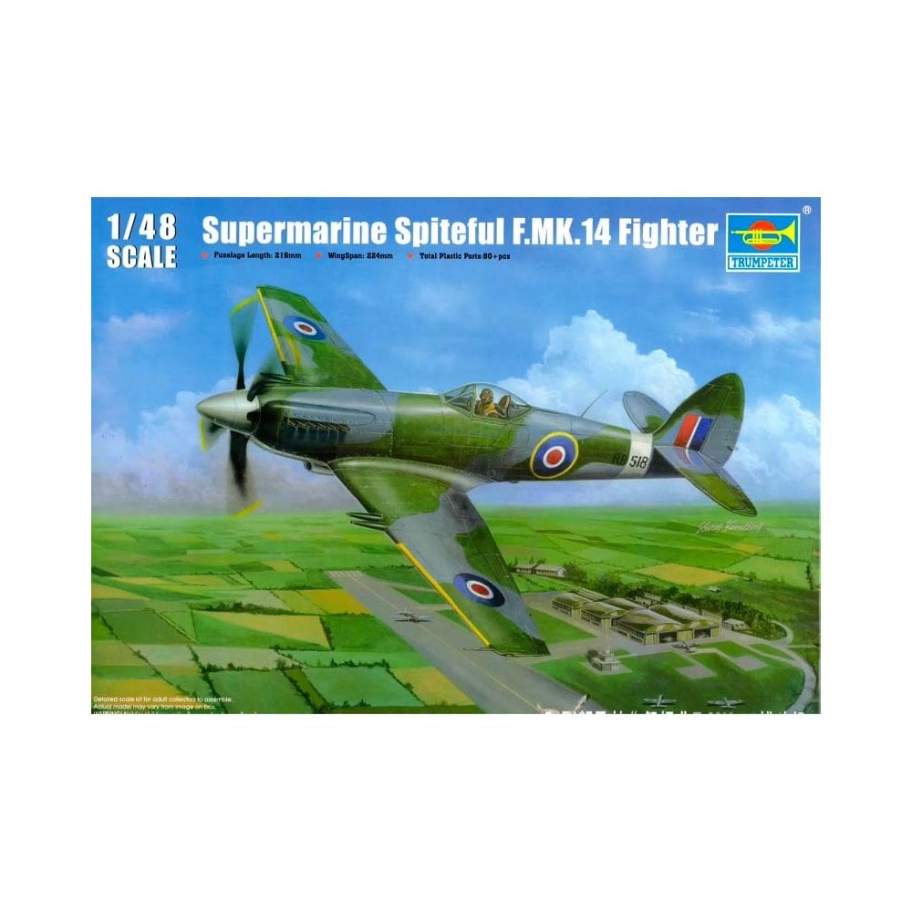02850 - Trumpeter - Supermarine Spiteful F.Mk.14 - 1:48 Scale