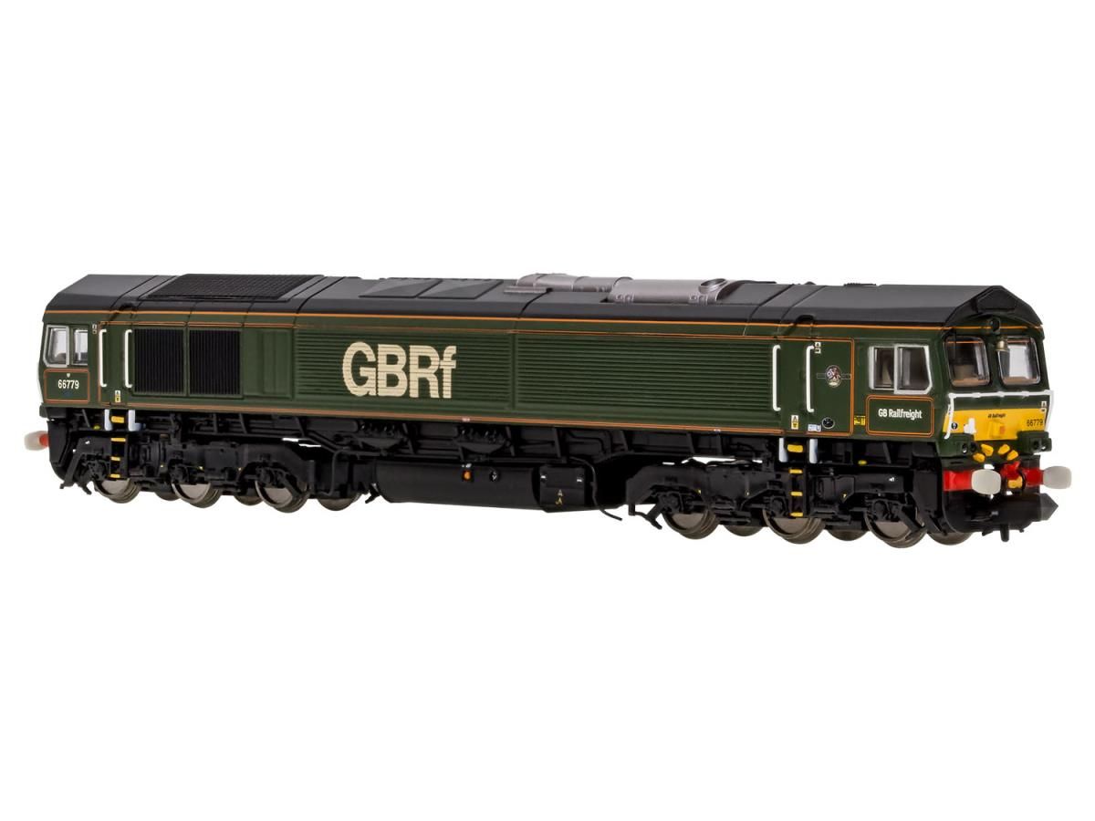 2D-066-007S - Dapol - N - Class 66 66779 Evening Star GBRf Green DCC & Sound