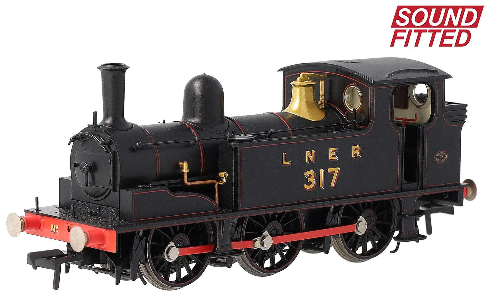 31-066SF - Bachmann - OO - NER E (J71) Tank 317 LNER Lined Black